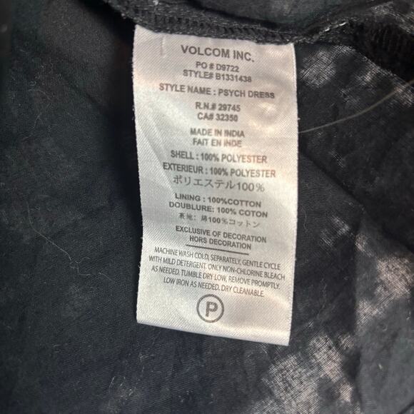 Volcom Psych tank mini dress size large - Picture 3 of 7